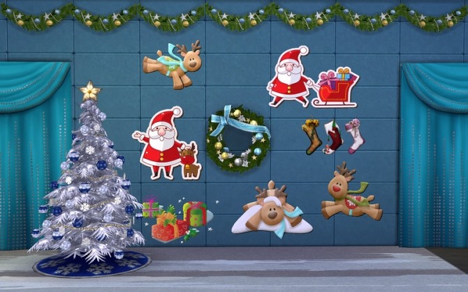 Sims 4 Cristmas decor at ihelensims