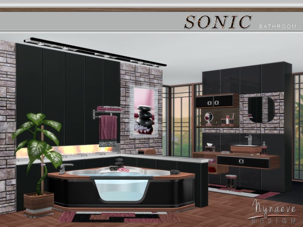 Sims 4 Sonic Bathroom by NynaeveDesign at TSR