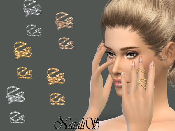 Sims 4 Winged double ring by NataliS at TSR