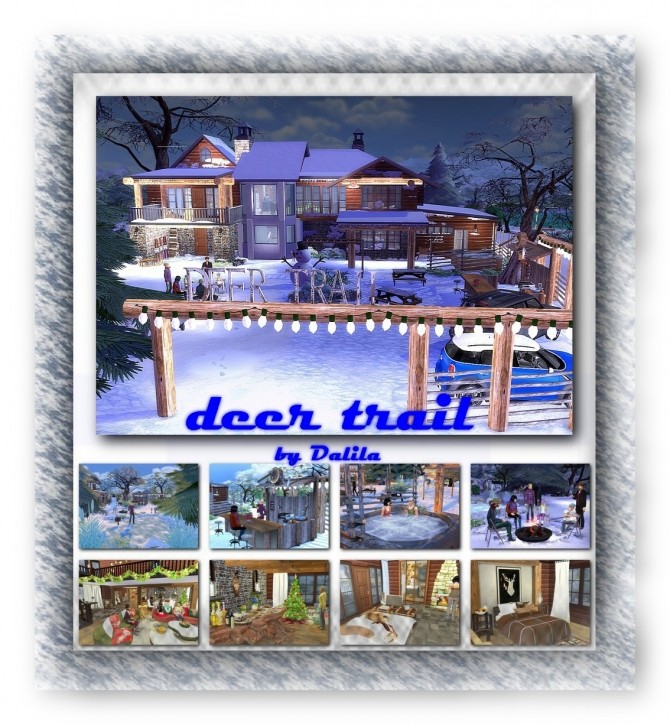 Sims 4 Deer trail hotel at Architectural tricks from Dalila