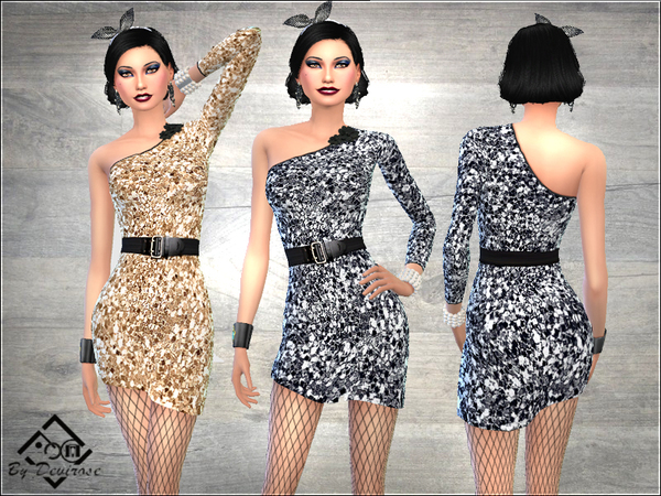 Sims 4 Capodanno Party Dresses by Devirose at TSR