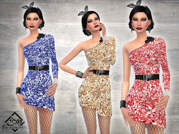 Sims 4 Capodanno Party Dresses by Devirose at TSR