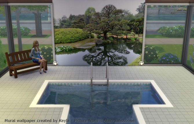 Sims 4 Mural Wallpapers (Japan) at Keyla Sims