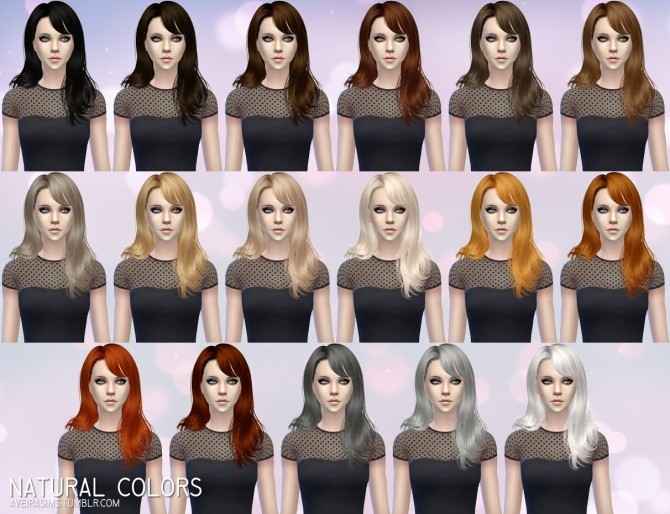 Sims 4 Newsea Overflow Hair Retexture at Aveira Sims 4