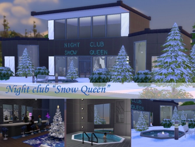 Sims 4 Snow Queen Night club at Tatyana Name