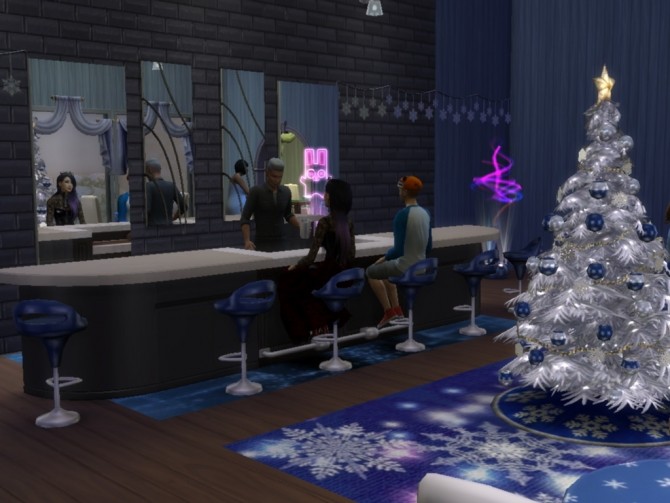 Sims 4 Snow Queen Night club at Tatyana Name