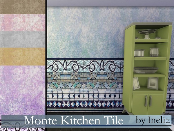 Sims 4 Monte Kitchen Tile by Ineliz at TSR