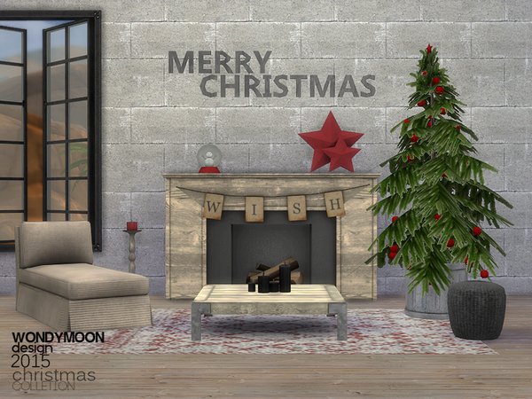 Sims 4 Christmas 2015 set by wondymoon at TSR