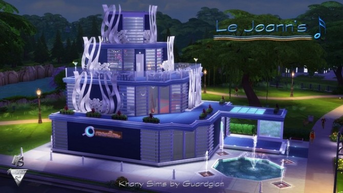 Sims 4 Le Joanns club by Guardgian at Khany Sims