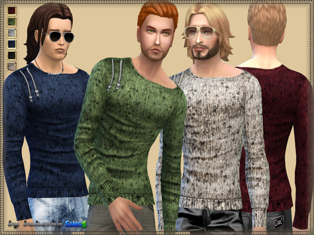 Sims 4 Sweater Zipper at Bukovka