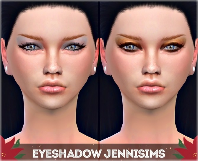 Sims 4 Christmas EyeShadow Extreme Xmas at Jenni Sims
