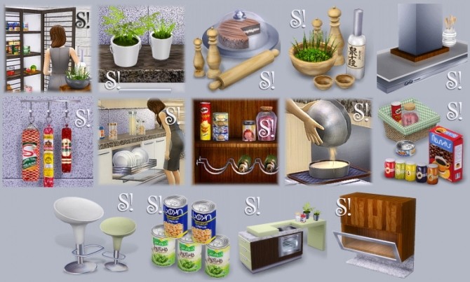Sims 4 FORM AND FUNCTION kitchen (DONATION) at SIMcredible! Designs 4