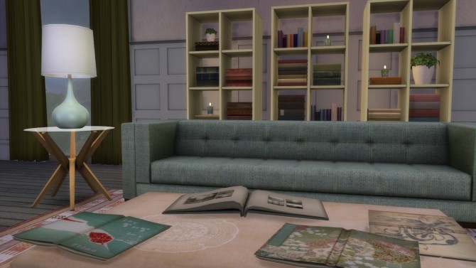 Sims 4 By the book clutter at Baufive – b5Studio