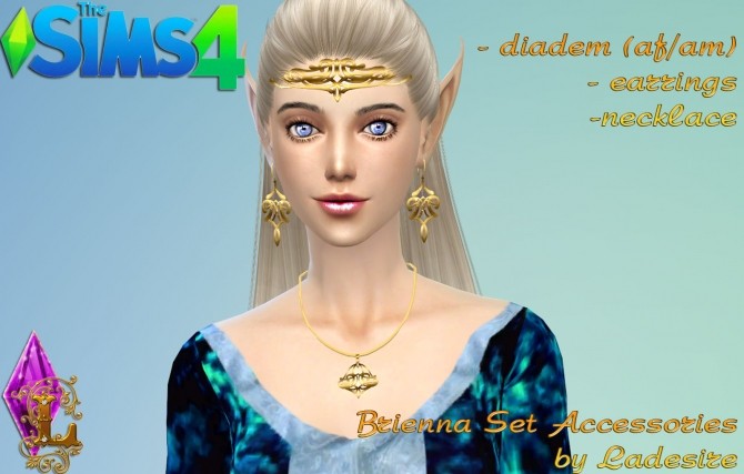 Sims 4 Brienna Accessories Set at Ladesire