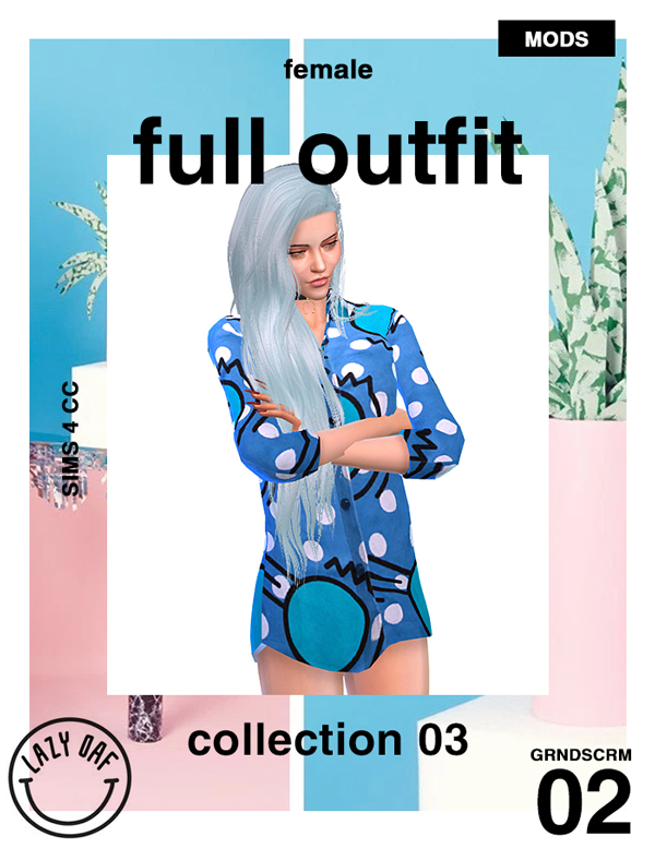 Sims 4 Lazy Oaf Female Top Collection 3 at Sims 4 Sweetshop