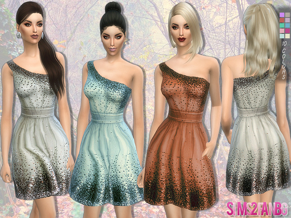 Sims 4 Cocktail dress by sims2fanbg at TSR