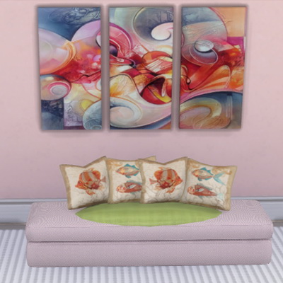 Sims 4 Smoothie abstract paintings at Trudie55