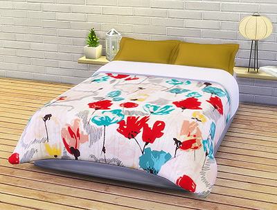Sims 4 Colorfloral Blankets & Pillows at 4 Prez Sims4