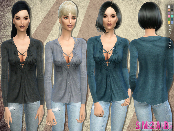 Sims 4 112 Female sweater by sims2fanbg at TSR