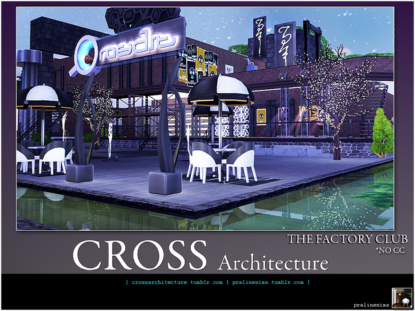 Sims 4 THE FACTORY CLUB by Pralinesims at TSR