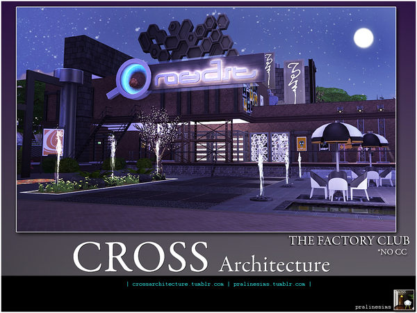 Sims 4 THE FACTORY CLUB by Pralinesims at TSR