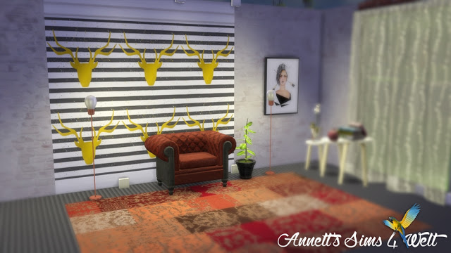 Sims 4 Deer & Moose Wallpaper at Annett’s Sims 4 Welt