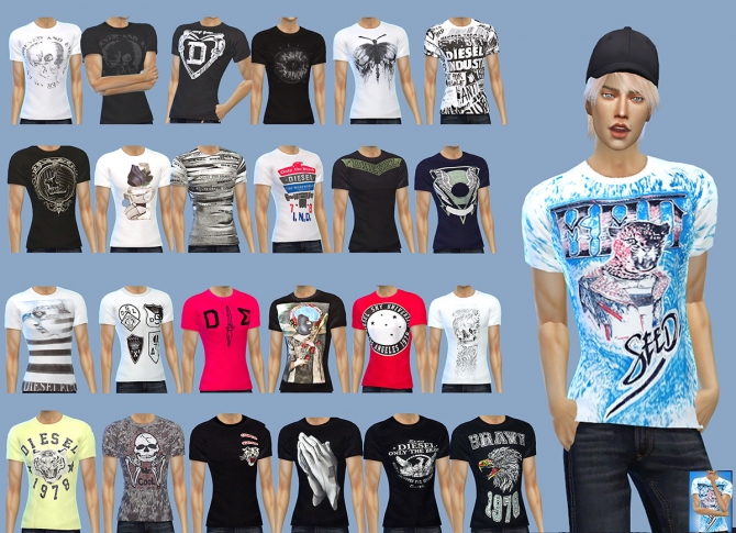 T-shirts at Gisheld » Sims 4 Updates