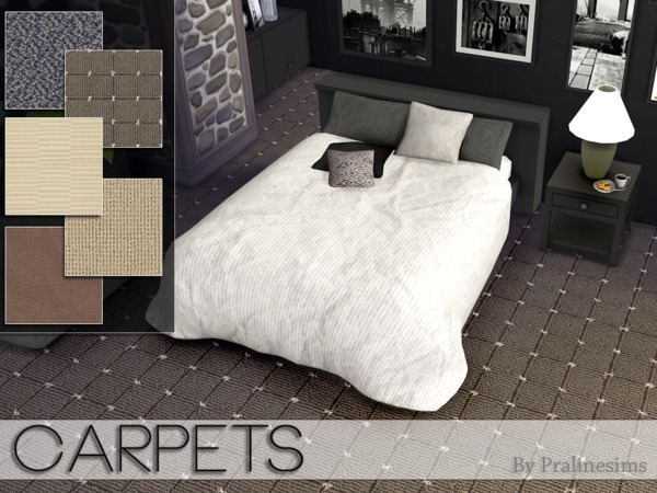 Sims 4 Carpets by Pralinesims at TSR
