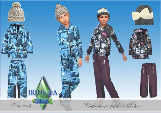 Sims 4 Molo Collection child at Irink@a