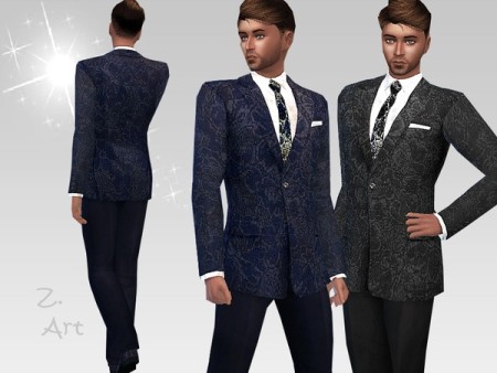 For Xmas elegant suit by Zuckerschnute20 at TSR » Sims 4 Updates