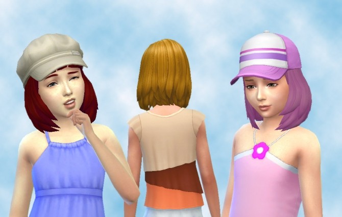 Sims 4 Bob Shoulder for Girls at My Stuff