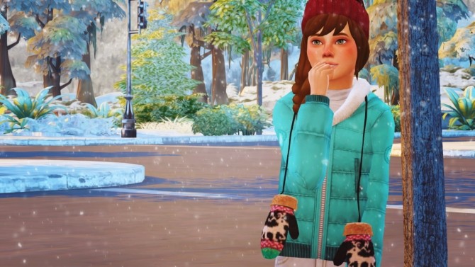 Sims 4 Child Winter Jacket at In a bad Romance