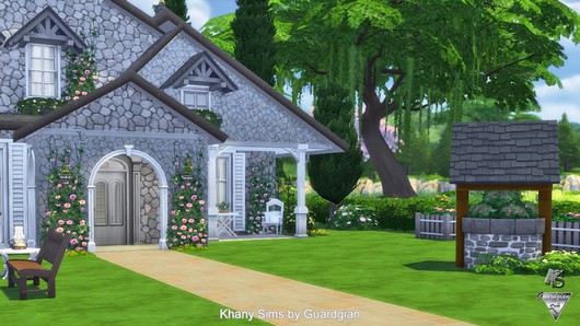 Sims 4 Foxglove Cottage by Guardgian at Khany Sims