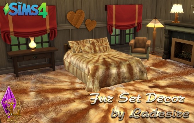 Sims 4 Fur Set Decor at Ladesire
