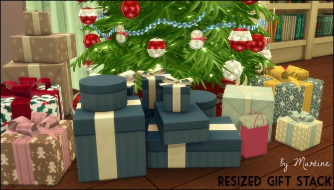 Sims 4 Resized gift stack at Martine’s Simblr