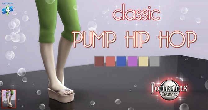 Sims 4 Classic pump hip hop at Jomsims Creations