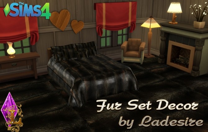 Sims 4 Fur Set Decor at Ladesire