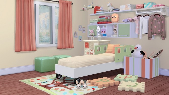 Sims 4 The Seeds of Design 2.0 child room at Dream Team Sims
