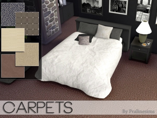 Sims 4 Carpets by Pralinesims at TSR