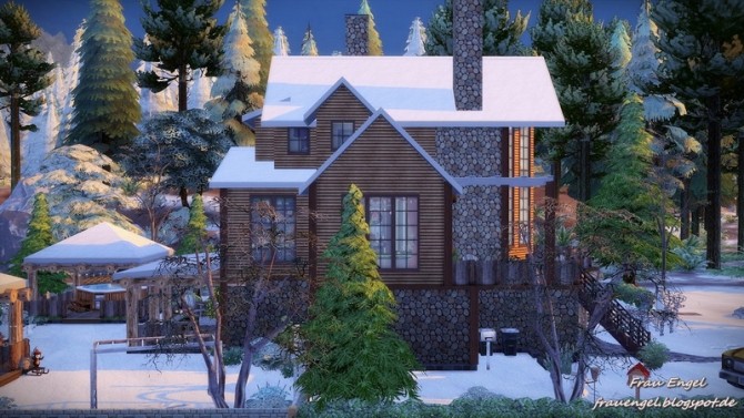 Sims 4 Christmas Cottage for Living Sims at Frau Engel