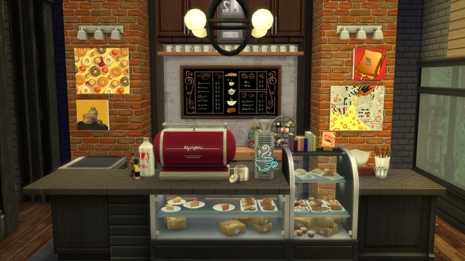 Sims 4 Art Cafe v2 at Jool’s Simming