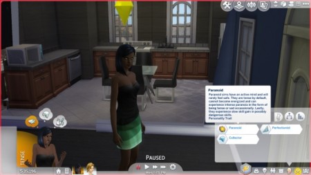 The Paranoid Trait by conka2000 at Mod The Sims