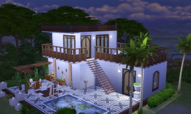 Sims 4 Greek house at Tatyana Name