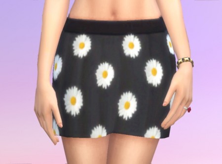 Daisy Skirt by BumbleDeev at Mod The Sims