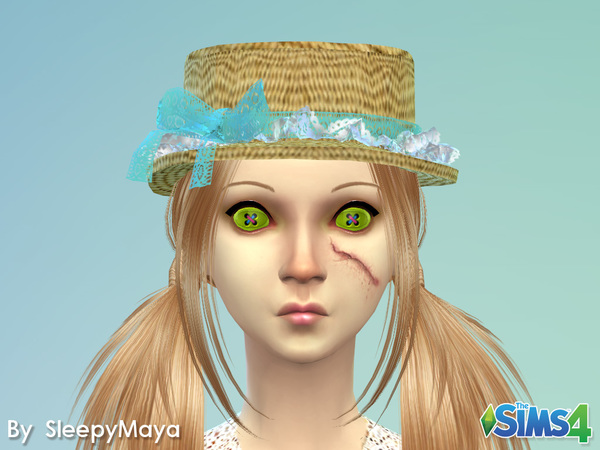 Sims 4 Button Eyes by SleepyMaya at TSR