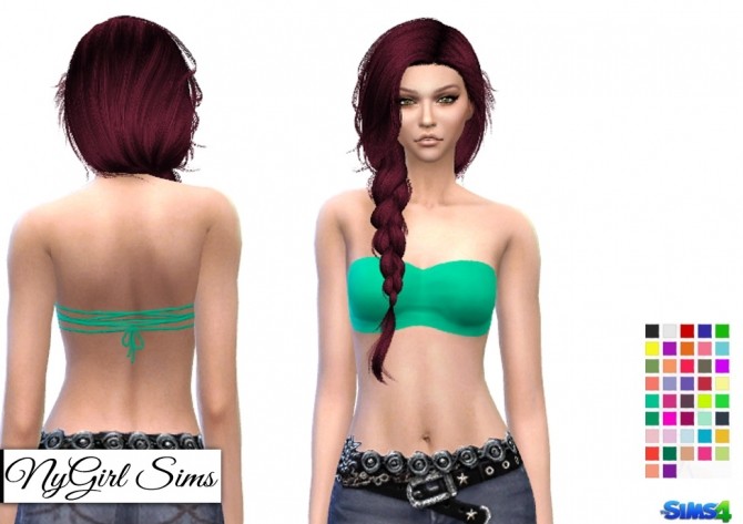 Sims 4 Strappy Bandeau Top at NyGirl Sims