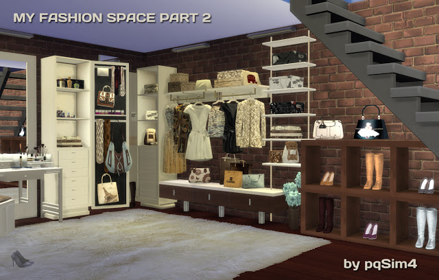 Sims 4 My Fashion Space Part 2 (clothes and shoes) by Mary Jiménez at pqSims4