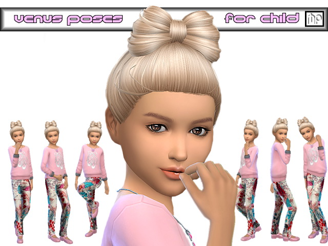 Sims 4 MP Venus Poses for child at BTB Sims – MartyP
