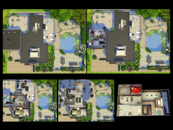 Sims 4 Novum Urban villa by Danuta720 at TSR