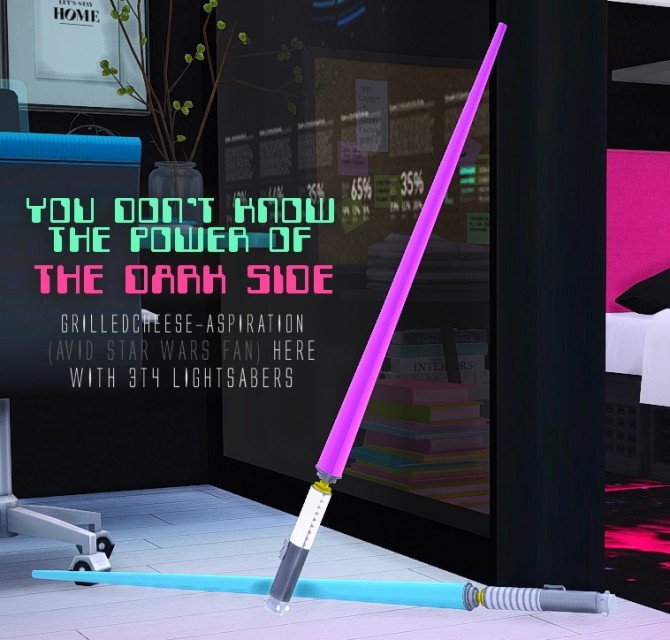 Sims 4 3t4 Lightsabers at Grilled Cheese Aspiration